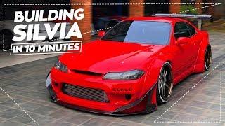 Building a Nissan Silvia S15 in 10 Minutes!