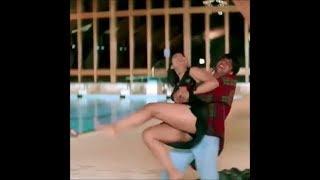 shahrukh khan and kajol hot video in swimming pool