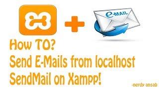 5 Configure sendmail on xampp! Use any email account to send mail from Xampp!