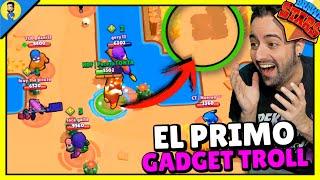 EL GADGET DEL PRIMO es el mas TROLL? LEVANTA por encima DEL AGUA? COGE a mas de 1 BRAWLER?