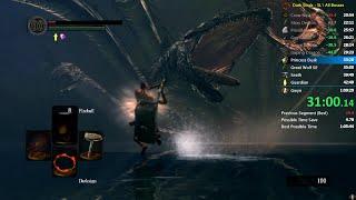 Dark Souls Level 1 All Bosses Speedrun World Record in 1:06:52 IGT