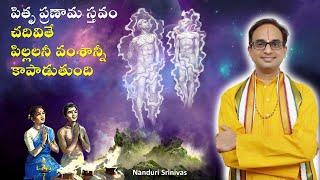 పితృ పక్షంలో ఇది చేస్తే, పిల్లలనీ వంశాన్నీ కాపాడేస్తుంది | Pitru devata stotram | Nanduri Srinivas