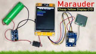 Install Marauder via Web Flasher on ESP32 Arduino LVGL 2.8'' Smart Display | Cheap Yellow Screen CYD