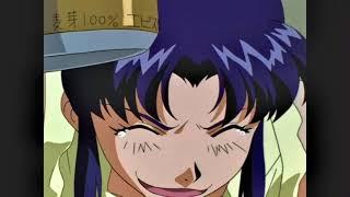 Misato Chugs Beer