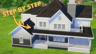 HOW TO BUILD A BIG HOUSE IN SIMS 4 | STEP BY STEP