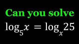 Solving a Log Equation with Different Bases