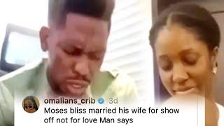 Marriage CRASH;  WATCH Moses Bliss & Wife Gos Spiritual  For Haters