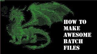 How to create awesome ascii-art in Command prompt|| Batch file