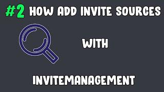 Invitemanagement setup tutorial - Invite sources