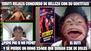 BUTI realiza CONCURSO DE BELLEZA DE PEPAS y se pierde bono de 2340x en casino #viralvideo