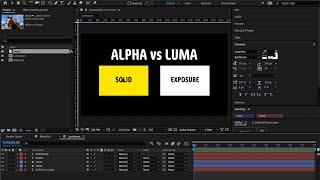 What is the difference between Alpha Matte and Luma Matte in After Effects?