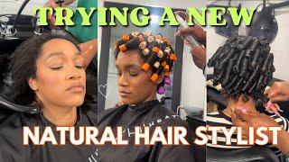 TRYING MY FOURTH ATLANTA NATURAL HAIR STYLIST |Did They Finally Get It Right?|