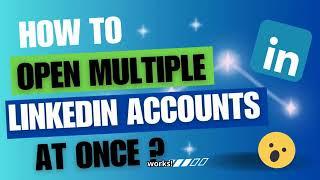 How to open multiple account links in LinkedIn | with chrome Extension