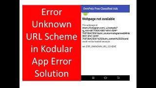 ERR_UNKNOWN_URL_SCHEME error Solution Kodular - open External link/Affiliate link in other Browser