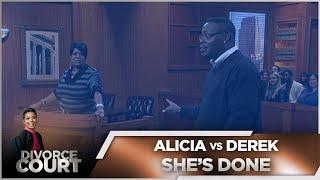 Divorce Court - Alicia vs. Derek: She's Done - Season 14 Episode 41