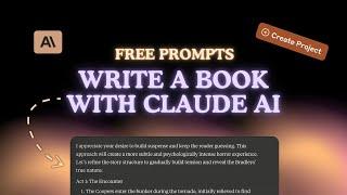 Write a Book with Claude AI (EASY Step-by-Step Tutorial)