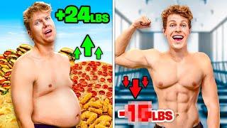 Who Can Gain VS Lose the Most Weight in 1 Hour!