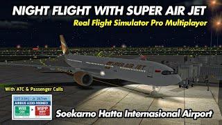 RFS - Real Flight Simulator | Jakarta To Palembang Super Air Jet || Full Flight || AIRBUS A330-900