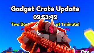 TOILET TOWER DEFENSE GADGET CRATE UPDATE | ROBLOX TTD LIVE