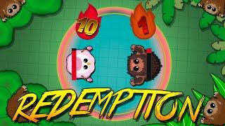 Mope.io Redemption | How I beat redemption | 10 - 1 PRO version gujjar vs snowgirl