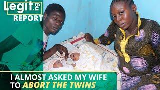 I almost asked her to abort the pregnancy - father of twin girls | Legit TV