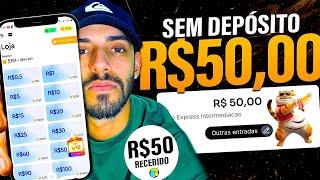 [PAGOU R$50!] App de jogo que GANHA DINHEIRO [SEM DEPÓSITO] em 2024 hoje! [Prova de pagamento]