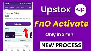 Upstox f&o activation | Upstox f&o segment activation | How to activate upstox f&o