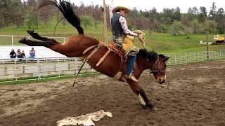 Epic Bronc Riding Practice - 3-24-19 | Veater Ranch