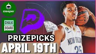 NBA PRIZEPICKS  | PROP PICKS | FRIDAY | 4/19/2024 | NBA BETTING | BET PROPS