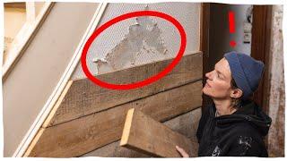 Saving a staircase with reclaimed wood!  (Rescuing a 120 year old house)