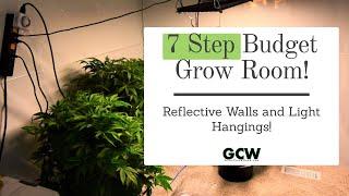 Budget Indoor Grow Room/Closet Setup 2021! – Cheap & Easy Reflective Walls & Light Hangings Guide!