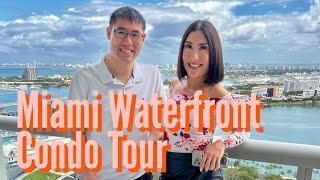 Touring a Stunning Waterfront Condo in Downtown Miami With My Client