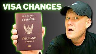 Shocking VISA changes in Thailand LAST NIGHT