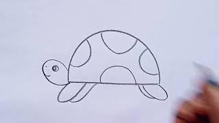 how to draw tortoise drawing easy step by step@Aarav Drawing Creative