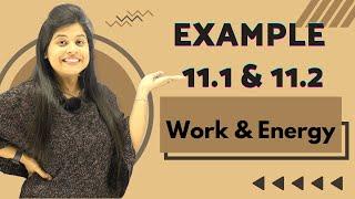 Example 11.1 & 11.2 | Chapter 11 | Work And Energy | Class 9 Science