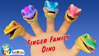 Finger Family Dinosaurs | Nursery Rhymes & Kids Songs | IshKids