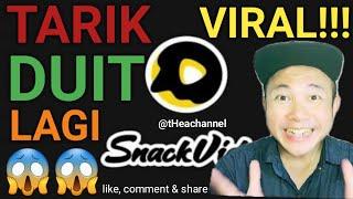 VIRAL! SNACK VIDEO BISA TARIK DUIT LAGI #snackvideo #tarikduit #videofun #cuan #theachannel