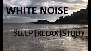 Cornwall Looe Beach Water Waves Crashing Sounds | WHITE NOISE | Relax & Be Calm | ASMR