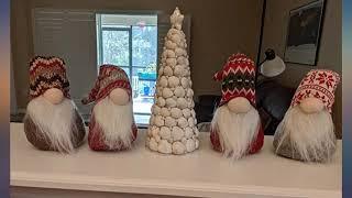 GMOEGEFT Swedish Christmas Gnome Plush, Scandinavian Santa Gnome Tomte, Table review