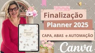 Finalizing the 2025 Planner on Canva: Tabs and Hyperlinks! | Episode 11 