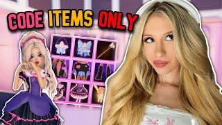 LIVE USING ONLY NEW CODE ITEMS in DRESS TO IMPRESS (NEW UPDATE)