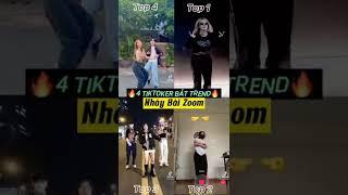 4 tiktoker bắt trend nhảy bài Zoom được yêu thích nhất #top4 #nhay #trend #tiktok #thinhhanh #