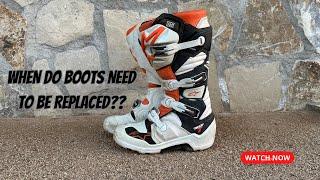 How do you know when your dirt bike boots need to be replaced?