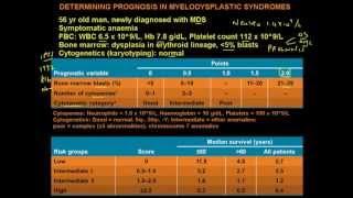 Prognosis in Myelodysplastic syndromes - using the IPSS (Advanced)