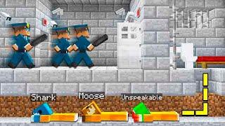 PRISON ESCAPE IN MINECRAFT! (FT. UnspeakableGaming, MooseCraft, 09sharkboy)