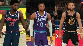 NBA 2K22 All 30 Teams City Jersey (Current Gen) Update 1.07