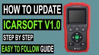 Step by Step How To Update Guide iCarsoft V1.0 Code Reader Scan Tool BMM MB FD BCC VAWS POR VOL OP
