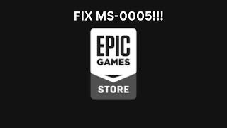 Fix "MA-0005: An Error Occurred Opening A URL” in Epic Games Launcher (2023!)