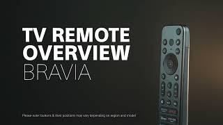Sony India | Bravia TV Remote Control Overview | Tips & Tricks
