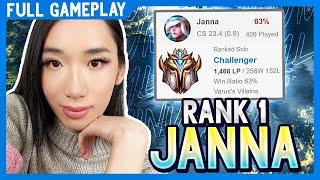 ️ HOW THE RANK 1 JANNA BUILDS! | Janna Full Gameplay | Luminum